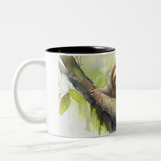 Costa Rica Sloth Coffee Mug (Gauche)