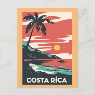 Costa Rica Strand Pura Vida Briefkaart