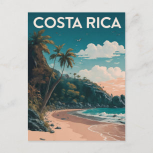 Costa Rica Strand Pura Vida Briefkaart