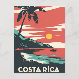 Costa Rica Strand Pura Vida Briefkaart