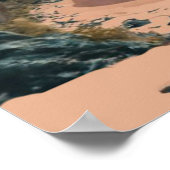 Costa Rica Strand Pura Vida Poster (Hoek)