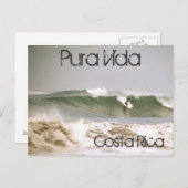 Costa Rica Surfers Briefkaart (Voorkant / Achterkant)