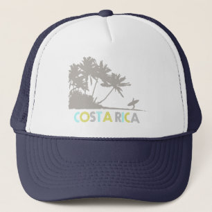 Costa Rica Surfers Tropisch Beach Souvenir Trucker Pet