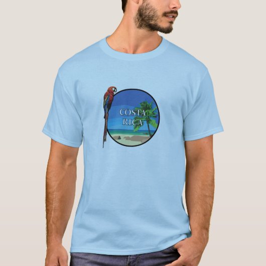 Costa Rica - T-shirt de base pour hommes (Devant)