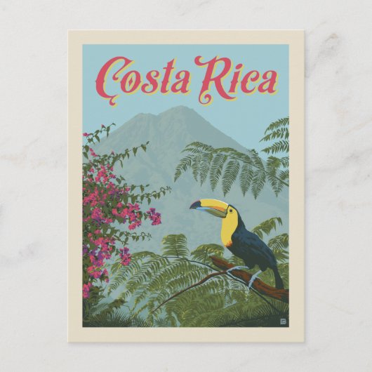 Costa Rica | Toucan Briefkaart (Voorkant)