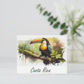 Costa Rica Toucan Briefkaart (Staand voorkant)