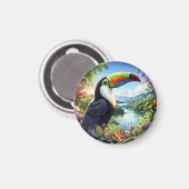 Costa Rica Toucans, Pura Vida Magneet (Voorkant / Achterkant)