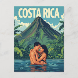 Costa Rica Travel Briefkaart