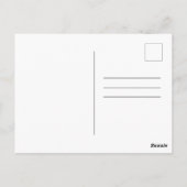 Costa Rica Tropical Blue Waterfall Briefkaart (Achterkant)