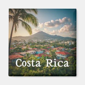 Costa Rica Tropische Kuststad Koelkast Cadeau Magneet