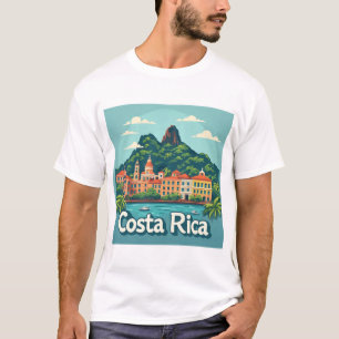 🌸 Costa Rica Tropische Oceaanbries Vakantie Stijl T-shirt