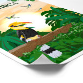 Costa Rica vintage reis Poster (Hoek)