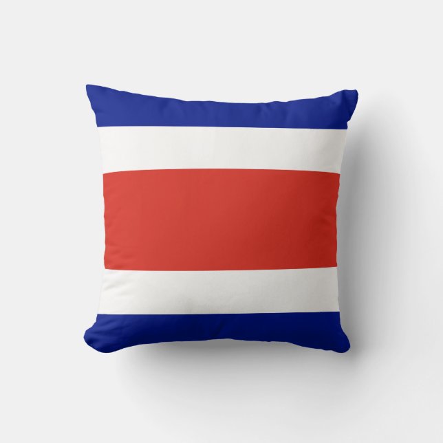 Costa Rica Vlag Amerikaans MoJo Kussen (Voorkant)