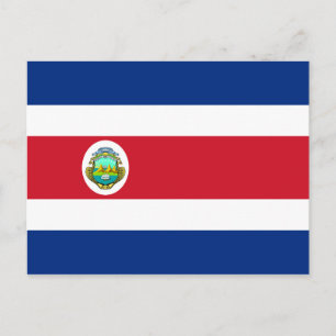 Costa Rica Vlag Briefkaart