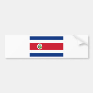 Costa Rica Vlag CR Bumpersticker
