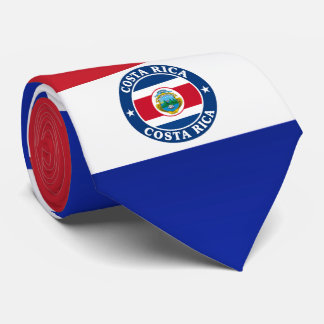 Costa Rica Vlag Halsband, Stijlvolle Costa Rica Ba Stropdas