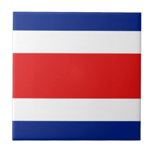 Costa Rica Vlag Keramische Tegel Tegeltje