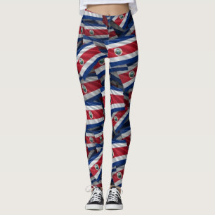 Costa Rica-vlagpatroon Leggings