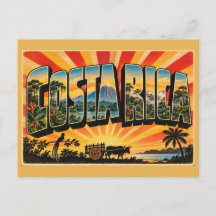 Costa Rica Vulkanen Wolkenwoud Quetzal Vintage 