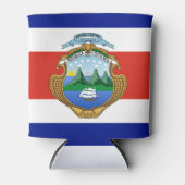 Costa Rica (wapen/vlag) Blikjeskoeler (Voorkant)