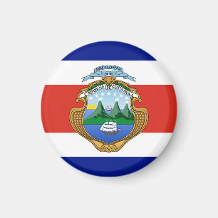 Costa Rica (wapen/vlag) Magneet