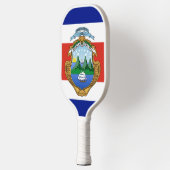 Costa Rica (wapen/vlag) Pickleball Paddle (Links)