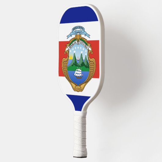 Costa Rica (wapen/vlag) Pickleball Paddle (Links)