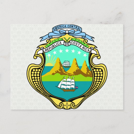Costa Rica wapenstilstand Briefkaart (Voorkant)