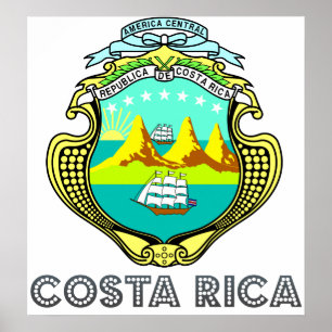 Costa Rica wapenstilstand Poster