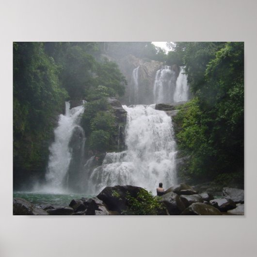 Costa Rica Waterval Poster (Voorkant)