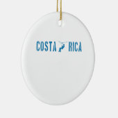 Costa Rica Zip Lining Keramisch Ornament (Rechts)