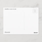 Costa Ricaans stel zonsondergang Briefkaart (Achterkant)