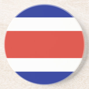 Costa Ricaanse civiele vlag Zandsteen Onderzetter