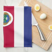 Costa Ricaanse vlag Theedoek (Quarter Fold)