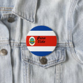 Costa rican-knop ronde button 7,6 cm (In situ)