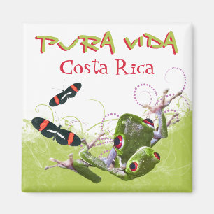 Costa Rican Pura Vida Magnet Magneet
