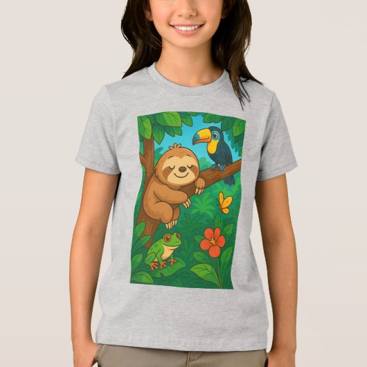 Costa Rican wild animals T-Shirt (Voorkant)