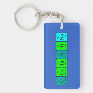 Costantinetabelnaamtoetsen Sleutelhanger