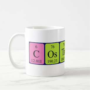 Costantino nom de table périodique mug
