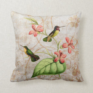 Costa's Hummingbird  Grunge Pillow Kussen