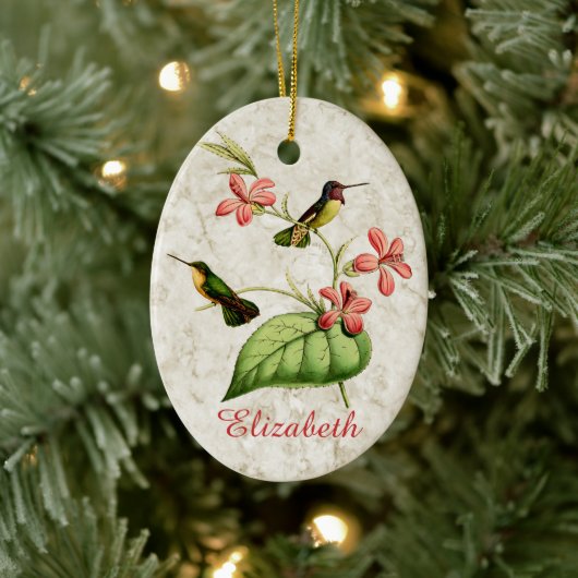 Costa's Hummingbird Keramisch Ornament (Boom)