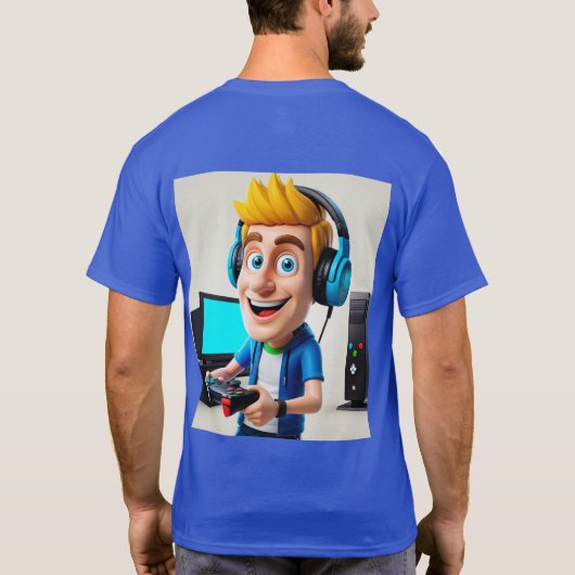 Costomizable grafisch T-shirt - Druk je unieke (Achterkant)