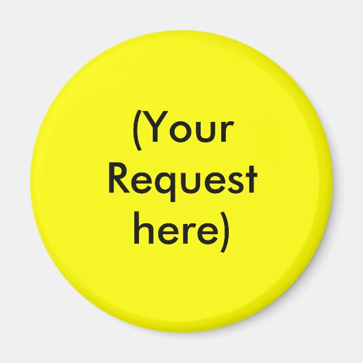 Costomized Magnet Magneet (Voorkant)