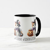 Costume chaton chatte Halloween Mug (Devant droit)