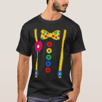 Costume clown T-shirt drôle Cirque drôle Halloween