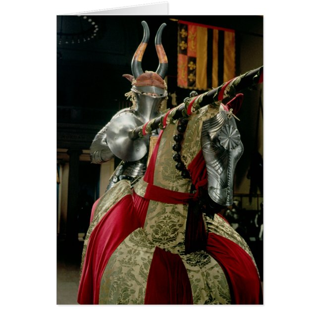 Costume d'armure et d'armure assortie de cheval (Devant)