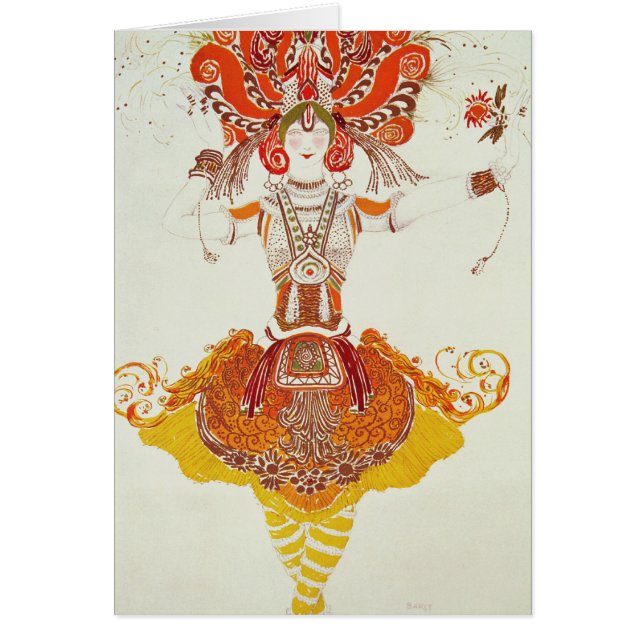 Costume de ballet pour "le Firebird", par (Devant)