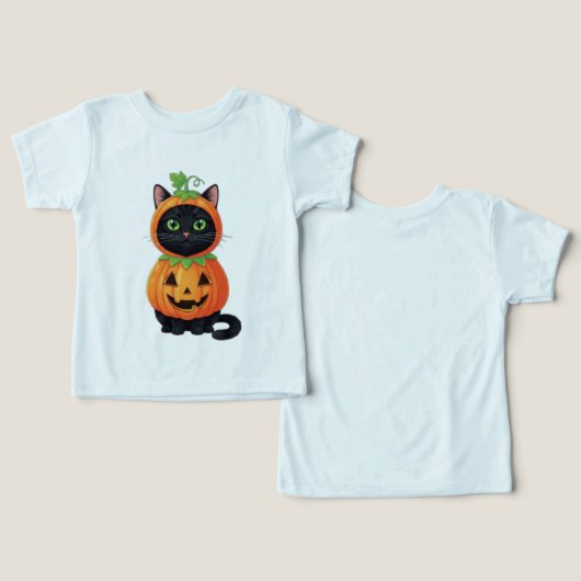Costume de chat Citrouille mignon (Design Recto & Verso)