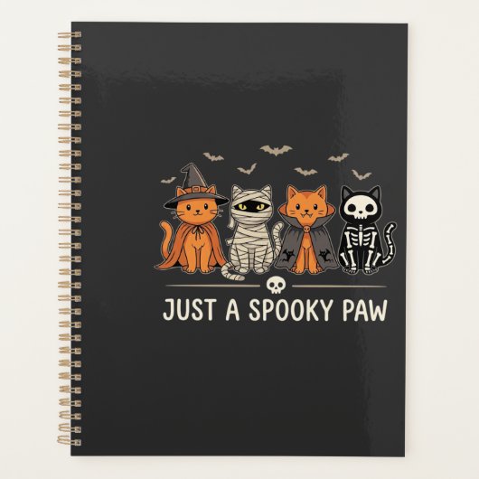 Costume de chat Halloween Spooky Paw Vector Design (Devant)