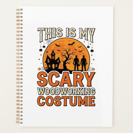 Costume de menuiserie effrayant Halloween Design V (Devant)